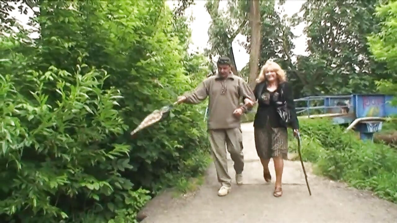 Grandparents take care of a hot step-granddaughter
