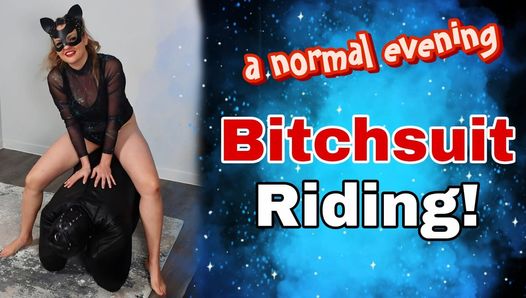 Femdom Pussy Eating Licking  Bitchsuit Riding Humiliation Bondage BDSM Domination Real Milf Stepmom