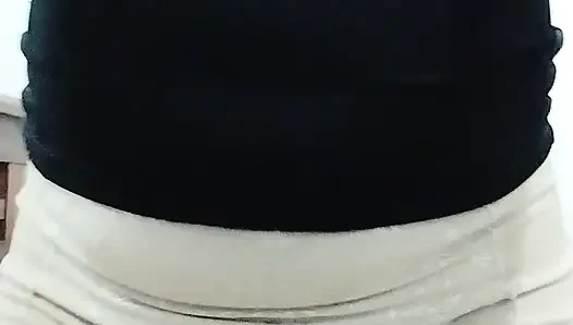 She dances and displays her charms