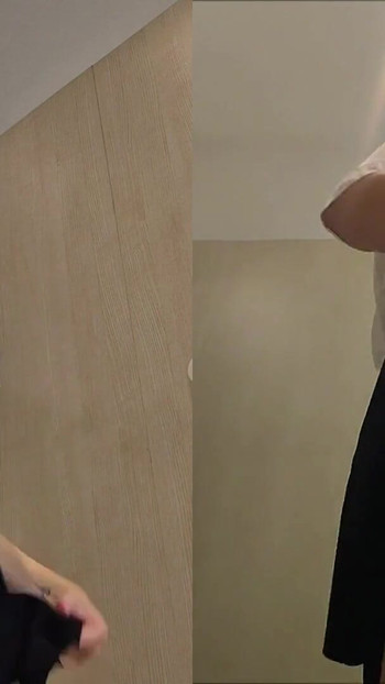 Captivating moment from "Big Tits in the Changing Room - Watch Me Try On Sexy See-Through Outfits"