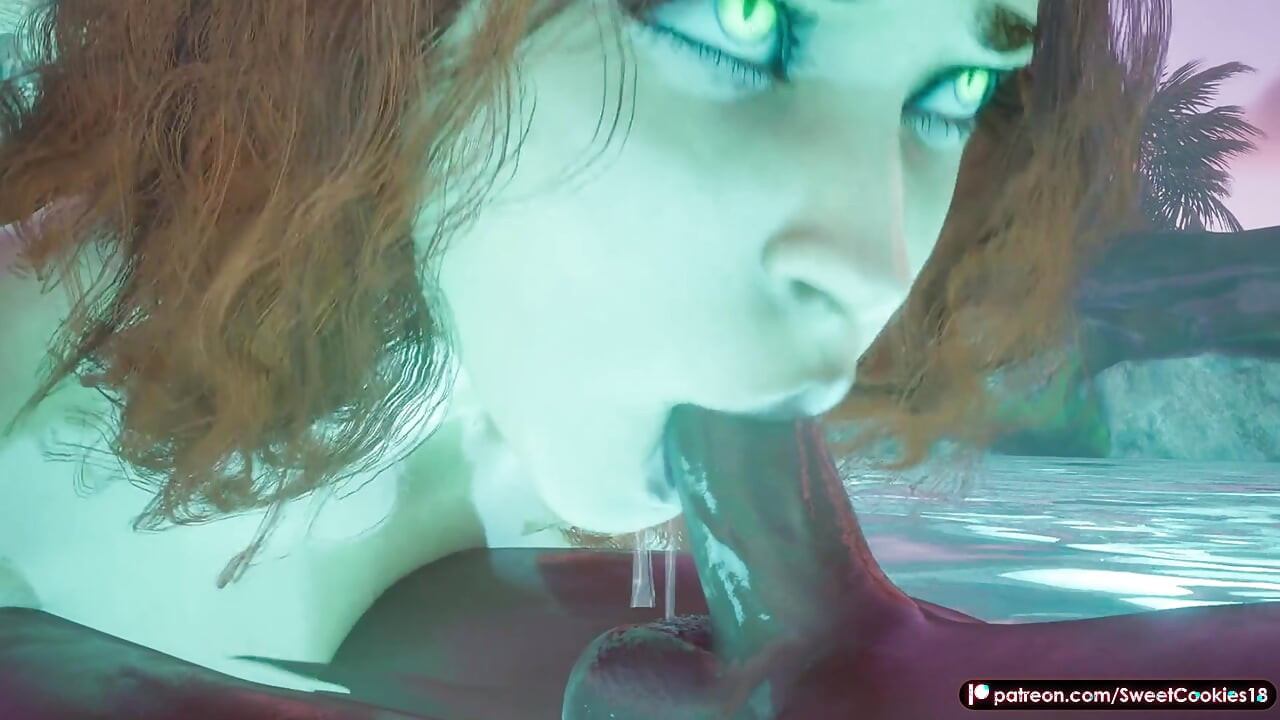 Elf Girl Sucks Cock, Gets Licked and Fucked Hard with Cum on Face & Body