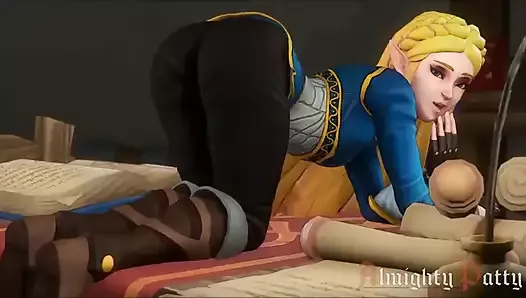 The Princess of Hyrule Shakes Her Big Ass Seductively