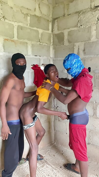 Twink Threesome Rough Riders