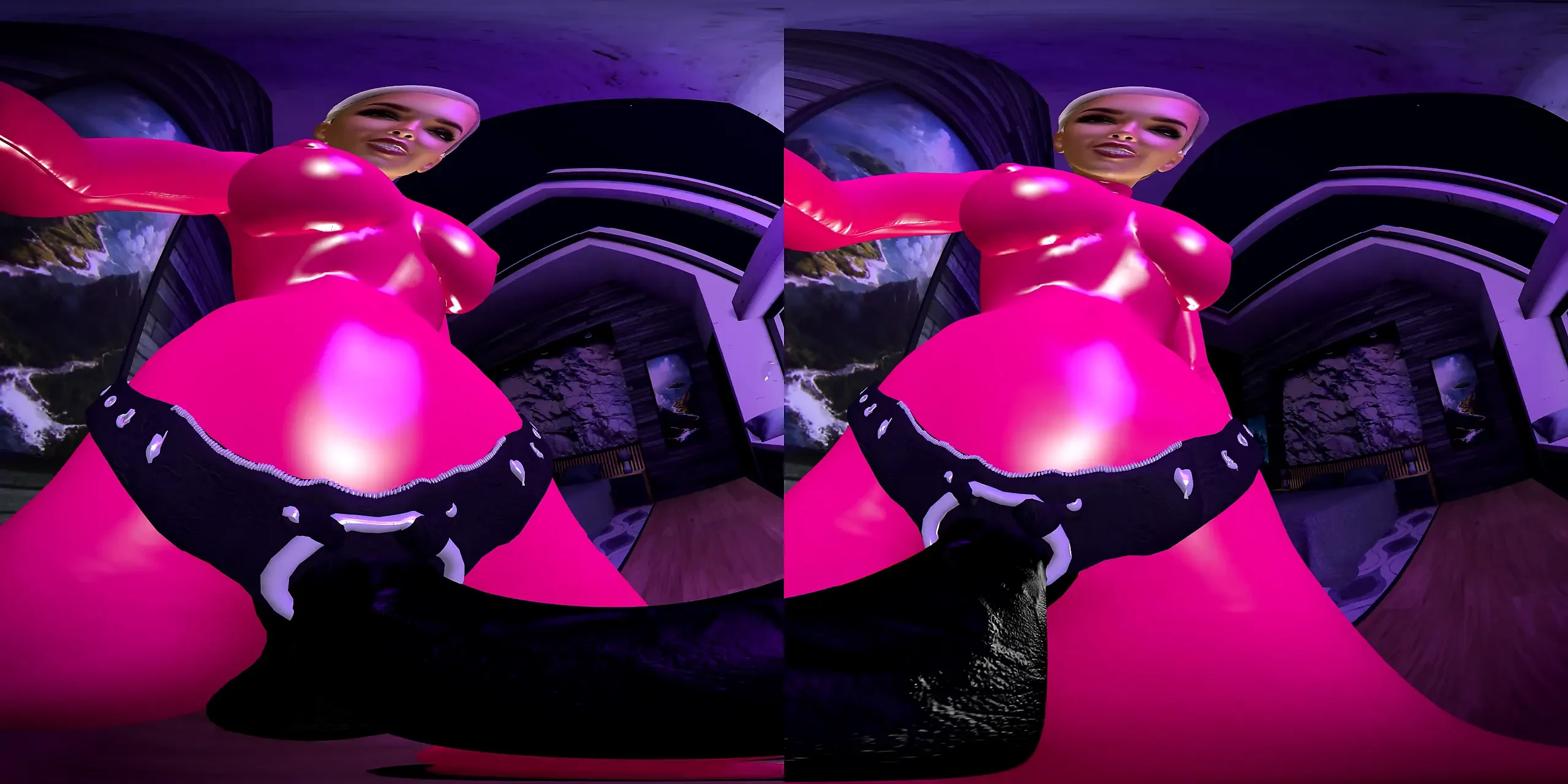 Nữ thần cao su đưa bạn vào ba vị trí Nữ-pov