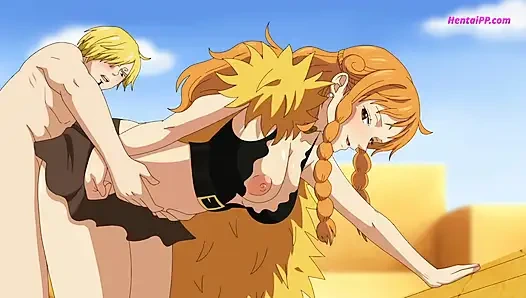 Nami's Voyage to Elbaf - Badai Rahasia (Bokep Parodi Kartun XXX)