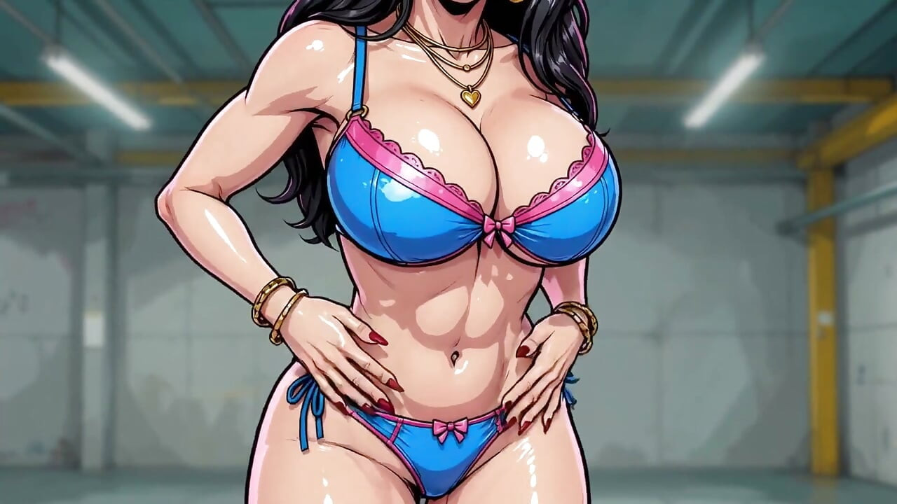 Animação sexy com peitos enormes