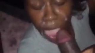 NUTTED ON HER FACE OUTSIDE
