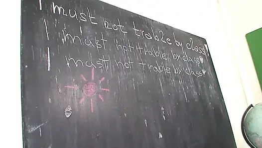 gets spanked when he does something wrong