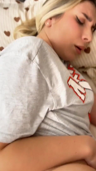 sharing a bed with naughty step sister gone wrong! | Clip 1