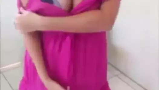 Blonde brit granny with huge beautiful tits