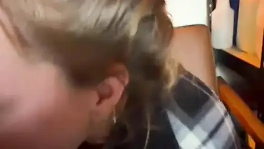 Garage sneak we almost got caught