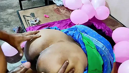 Indian Housewife on Her Birthday