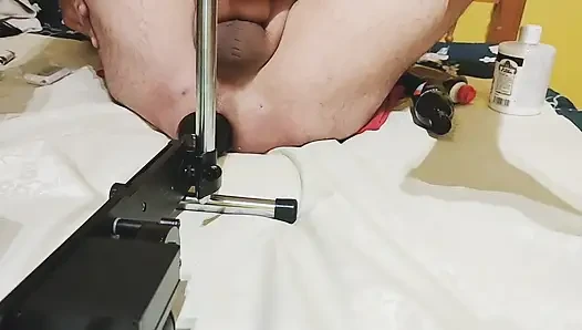 Canavar dildo ile anal delik genişletme