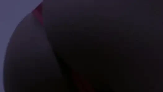 Ass Worship Sissy Goon Fuel in Red Thong & Silk Gloves