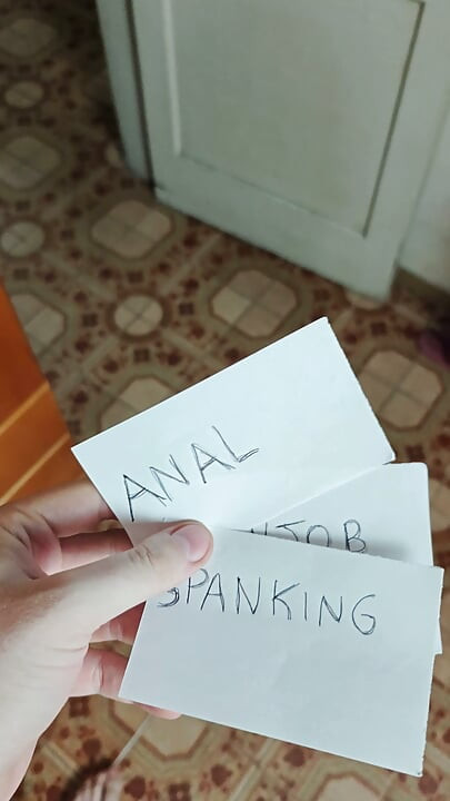 Choose with Me: Anal, Blowjob or Spanking