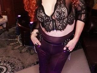 Cheveux roux sexy