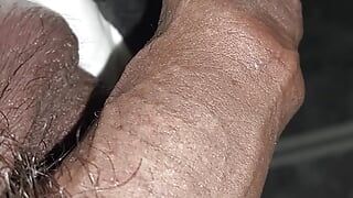 Indian desi Boy is doing handjob and Love to play his bog dick