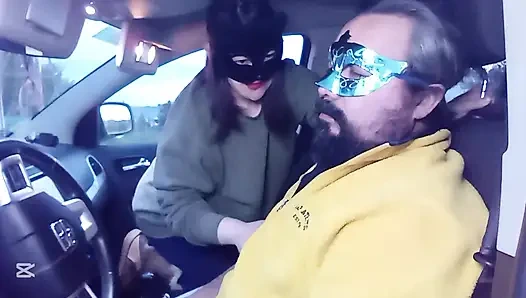Пощечина в машине