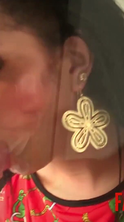Teen with braces dripping cum after hard sloppy face fuck | Clip 3