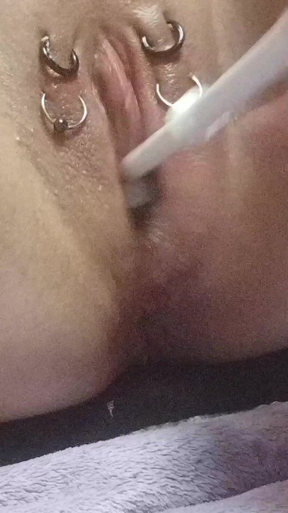 Must-share moment from "SklavinS plays with her pierced Pussy"
