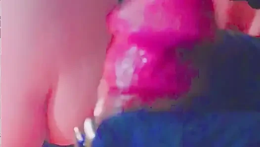 A Nighthore with 2 Phat Lips and thick Cum Stringers