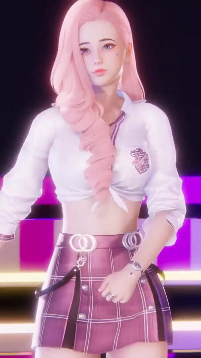 MMD NewOllywoods - o mais rápido possível - Seraphine Sexy Kpop Dance League of Legends Hentai Sem censura 4K 60FPS | Clipe 1