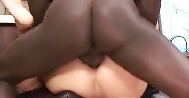 Huge big black dick fingering ass fucking