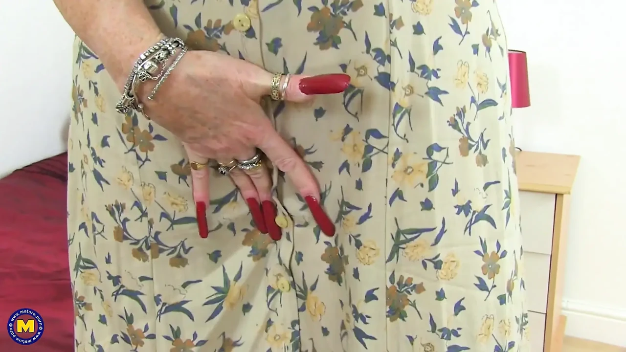 Horny British Grandma Zadi Masturbates Herself with Her New Vibrator
