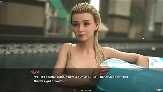 18 плюс миниатюрную подругу Алису натирал киску огромный член в бассейне