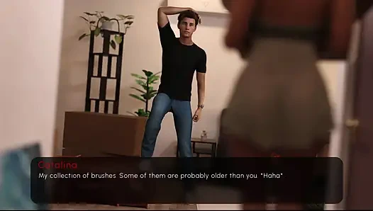 Sonnenuntergang Rose 4 Catalina Zog neben Johny ein