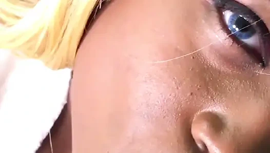 Sexy Nina Rivera Plays with Her Pussy and Sucks Don Whoe's Dick Under the Christmas Tree