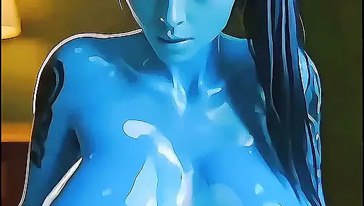 NEON DREAMS - WATER SLUT MONSTER IS HUNGRY FOR CUM!