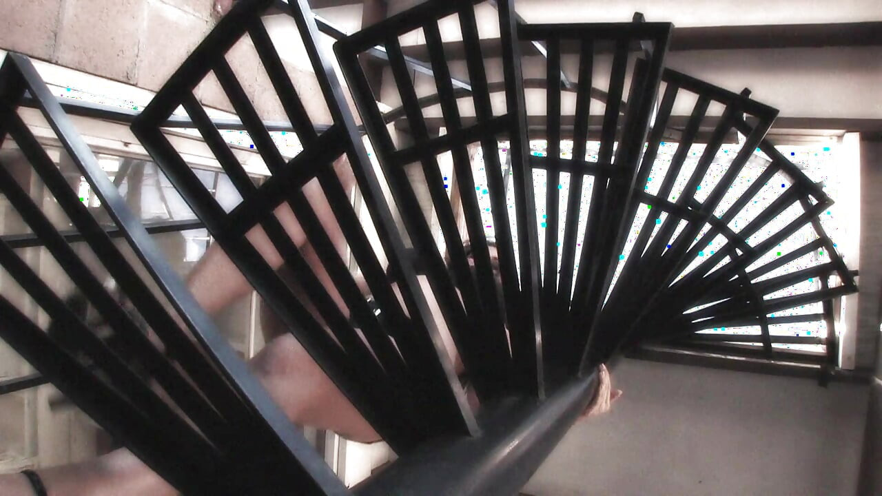 Rondborstige brunette weet hoe ze grote pikken moet pijpen