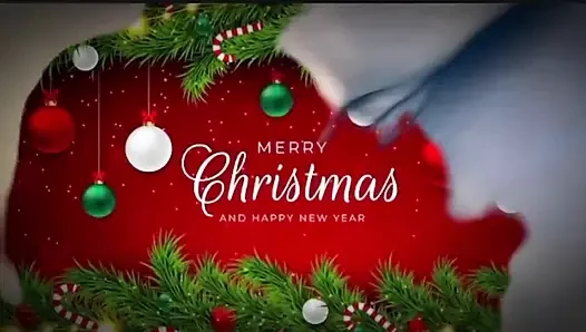 Happy New Year & Christmas Gift for Stepson! Arab Hot Beautiful Stepmom with Huge Boobs & Ass