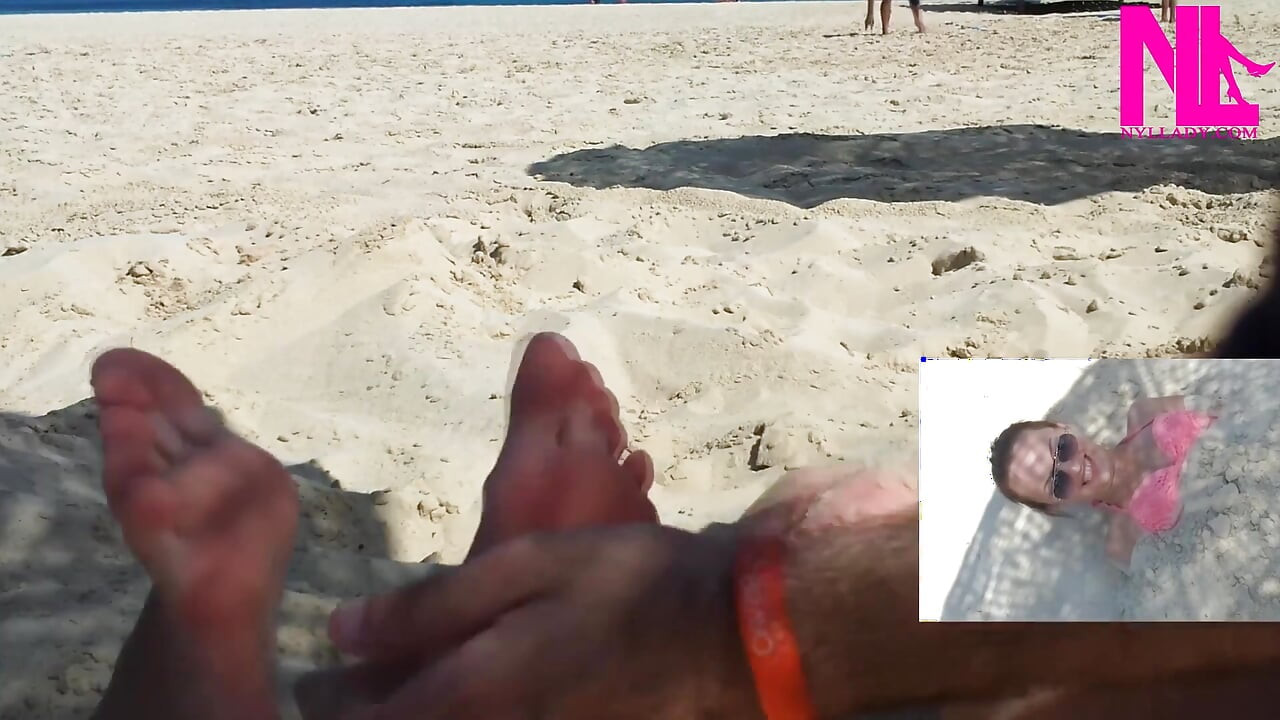 Me Being Tickled on My Feet on the Beach