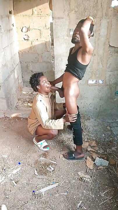 Two of My Boyfriends Caught in Uncomplicated Building Fucking