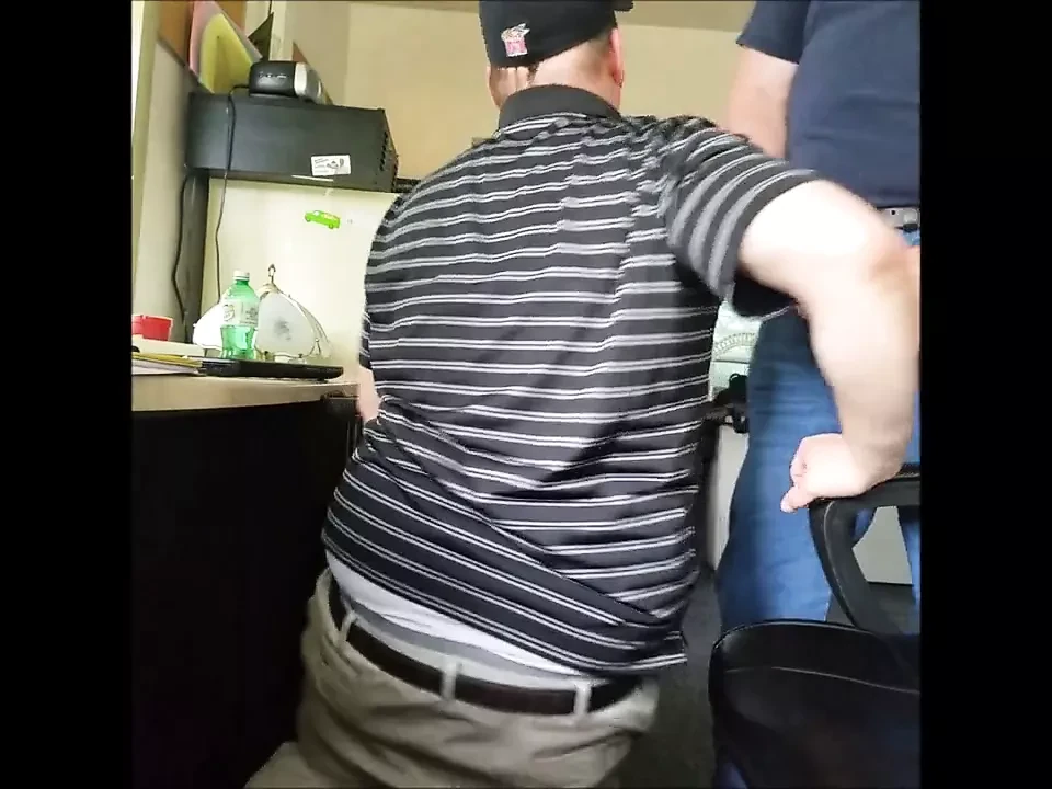 Daddy trucker dumps a quick load in Chubby Boy’s mouth…