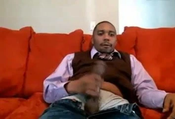 Str8 bbc nerd stroke on couch