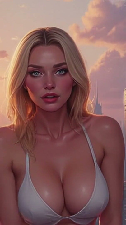 Cloud Level Olivia in the Future Suggestive Teasing showing her Ample Cleavage Part 2 | Clip 1