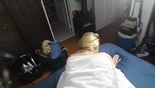 POV Face to Face Fucking in a White Dress