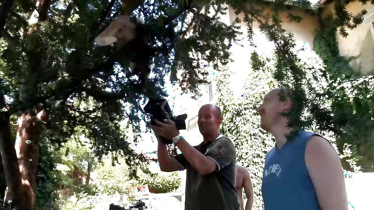 The 18-year-old Blonde Wants a Threesome in the Garden