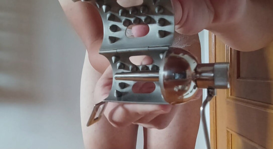 Extreme spiked chastity