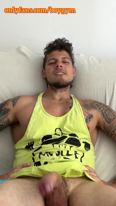 My Big cock has a surprise! cumming
