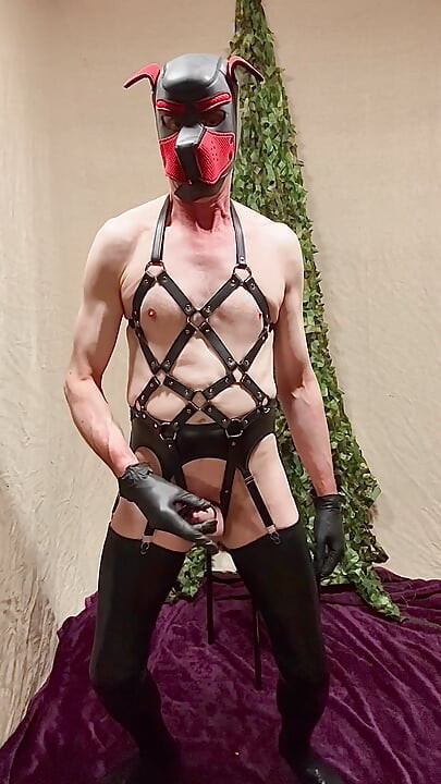 Mature Man Has Big Erection And Tight Balls