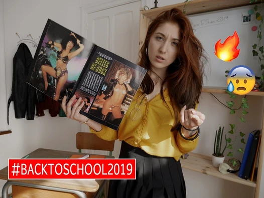 Backtoschool2019 joi - maestra te atrapó leyendo una revista porno.