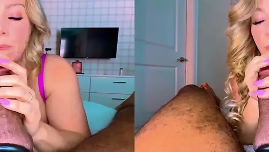 VR 3D - milf mit großen möpsen lutscht und fickt bbc