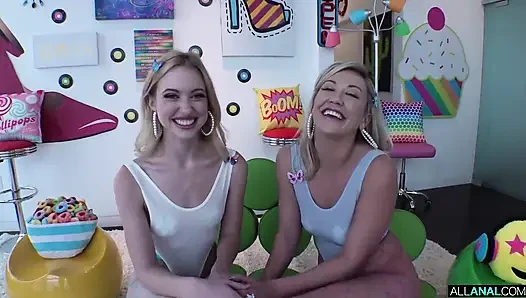 Chloe and Adira’s Anal Tag Team