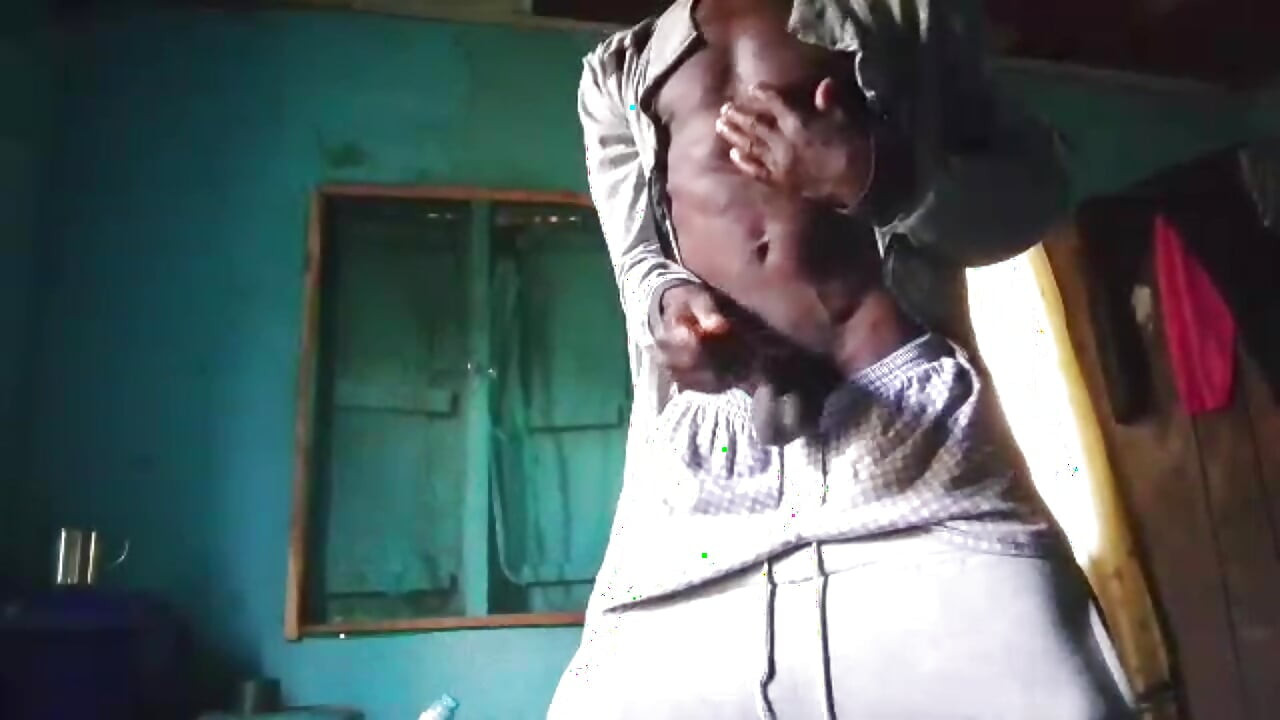 Wanking off Till Cum My Big Black Dick