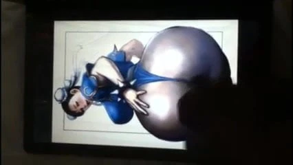 Cum tribute to chun-li