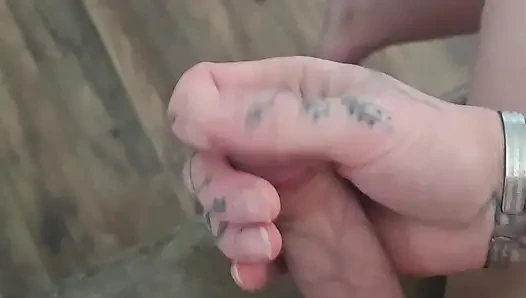 Masterbating
